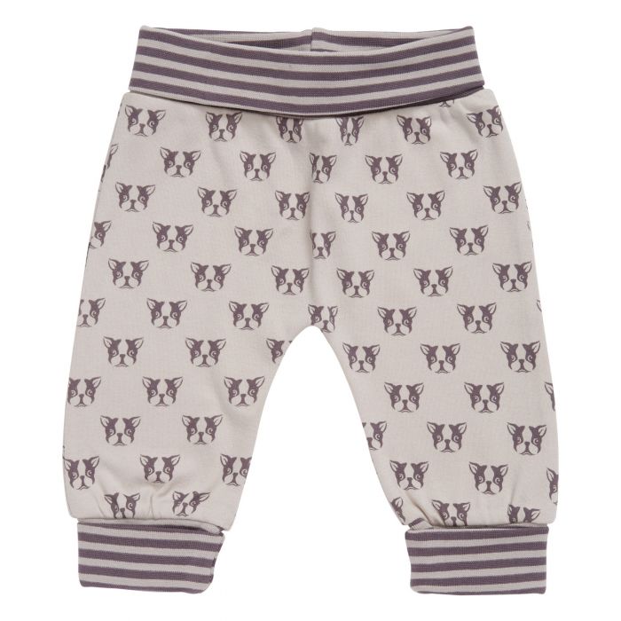 Baby Boy's Pant grey with dog print, Sjors
