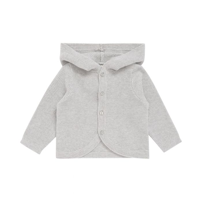 Baby Knitted Hooded Jacket grey, Paul