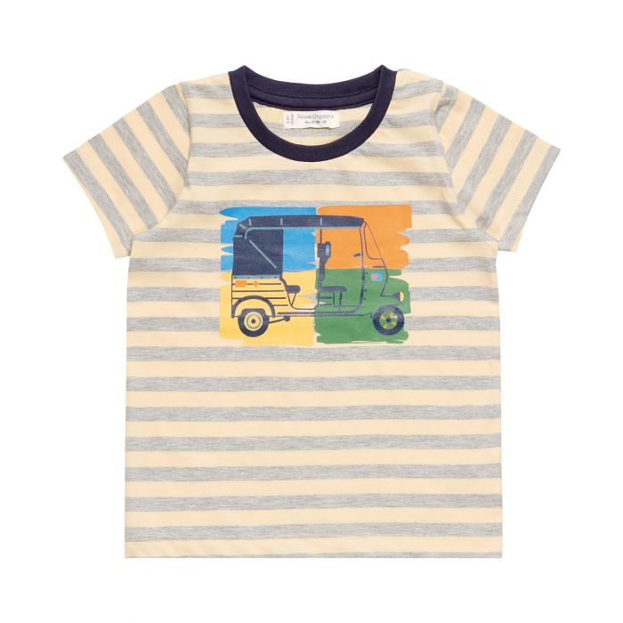 1811522_Ibon T-Shirt Yellow Stripes