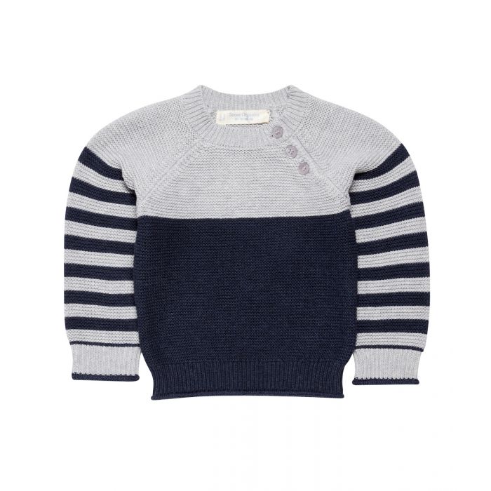 1821756_Victor_Knitted Baby Sweater_navy
