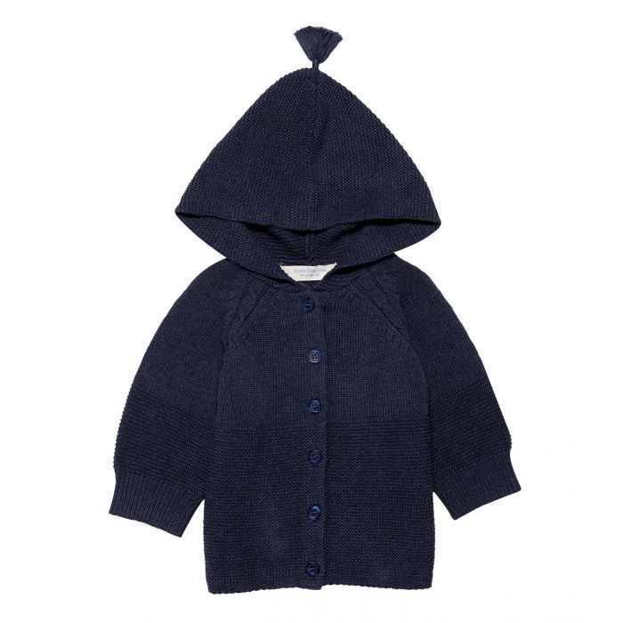 1821757_Paul_Baby Hooded Knitted Sweater_navy