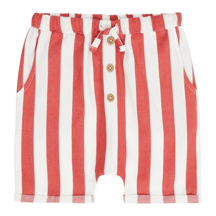 Lei Baby Shorts White Red 