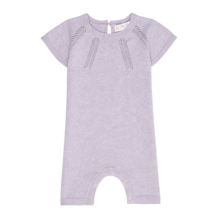 Leha Baby Knitted Suit Lilac