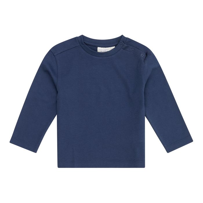 Baby Long Sleeve Shirt / LUKE / navy / front part