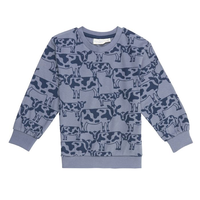 Children's Sweater / BENGO / print cows / front part
