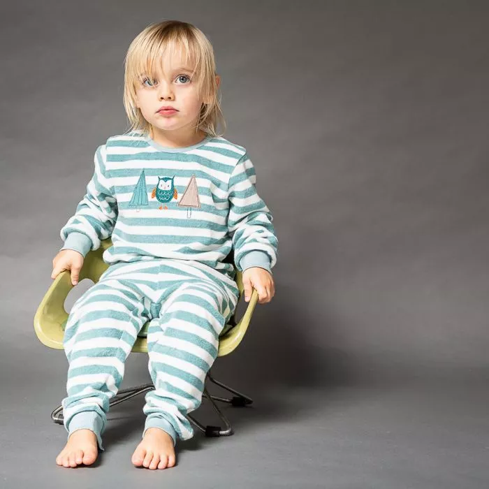 Terry cloth baby pajamas hot sale