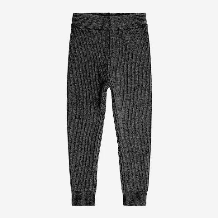 Knitted Leggings for Kids Yuma in rib knit Sense Organics