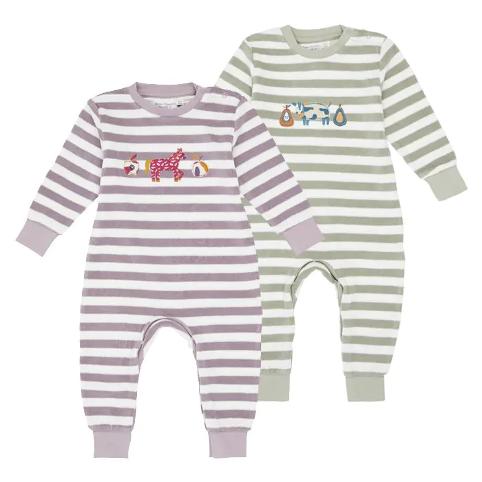 Cute Baby Romper Made of Terry Cloth VIKTOR SENSE ORGANICS