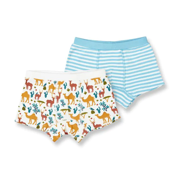 Sustainable boxer shorts for boys PRINCE SENSE ORGANICS