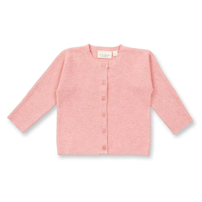 Light pink baby cardigan cheap