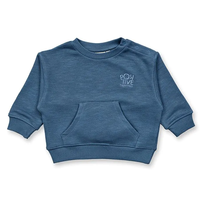 Baby Sweatshirt mit Kanguru Tasche Modell BENT