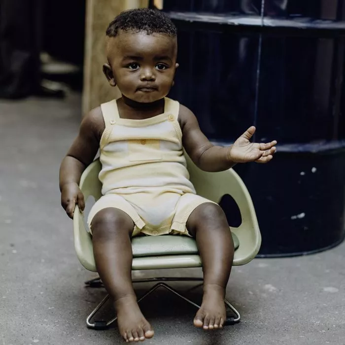 Baby dungarees with feet sales