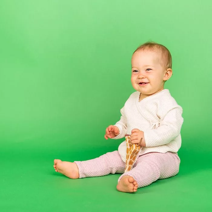 Baby Leggins Pablo with knit pattern Sense Organics