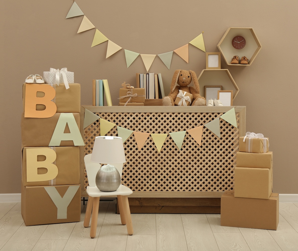 Geschenke für eine Babyparty