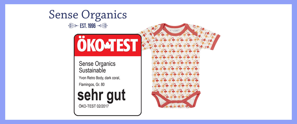 Sense Organics-Babybodys im Öko-Test „Sehr Gut“